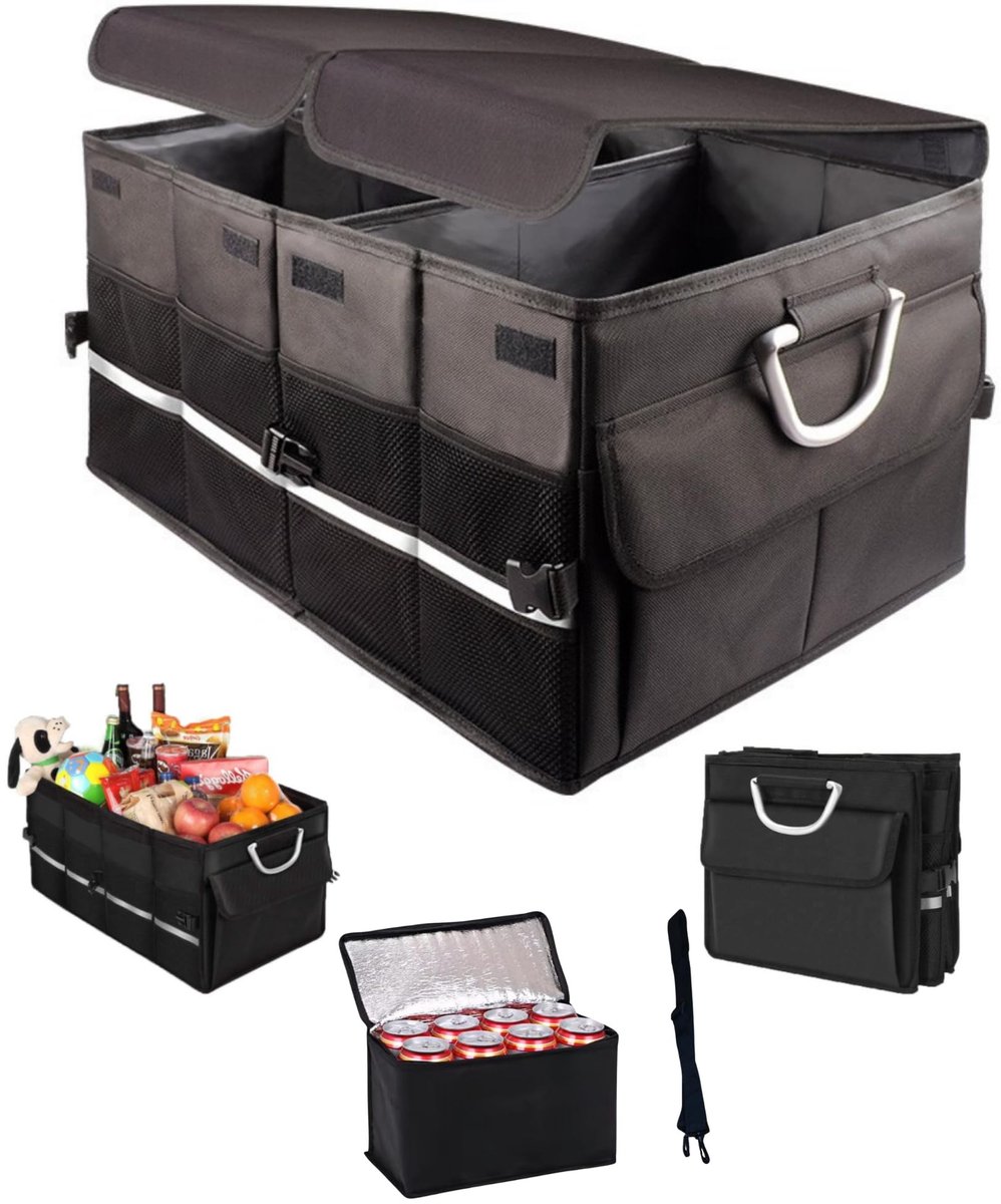 Trunk Organizer XL met Koeltas - Opvouwbaar en Multifunctioneel
