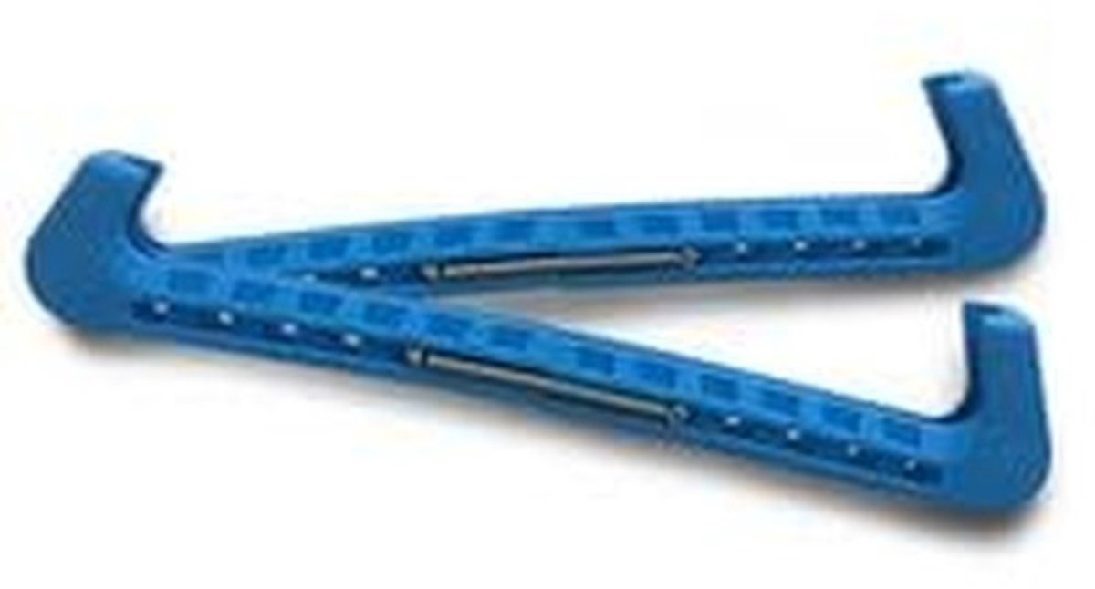 Harde Skate Beschermers - Fluor Blauw, Maat 30-47