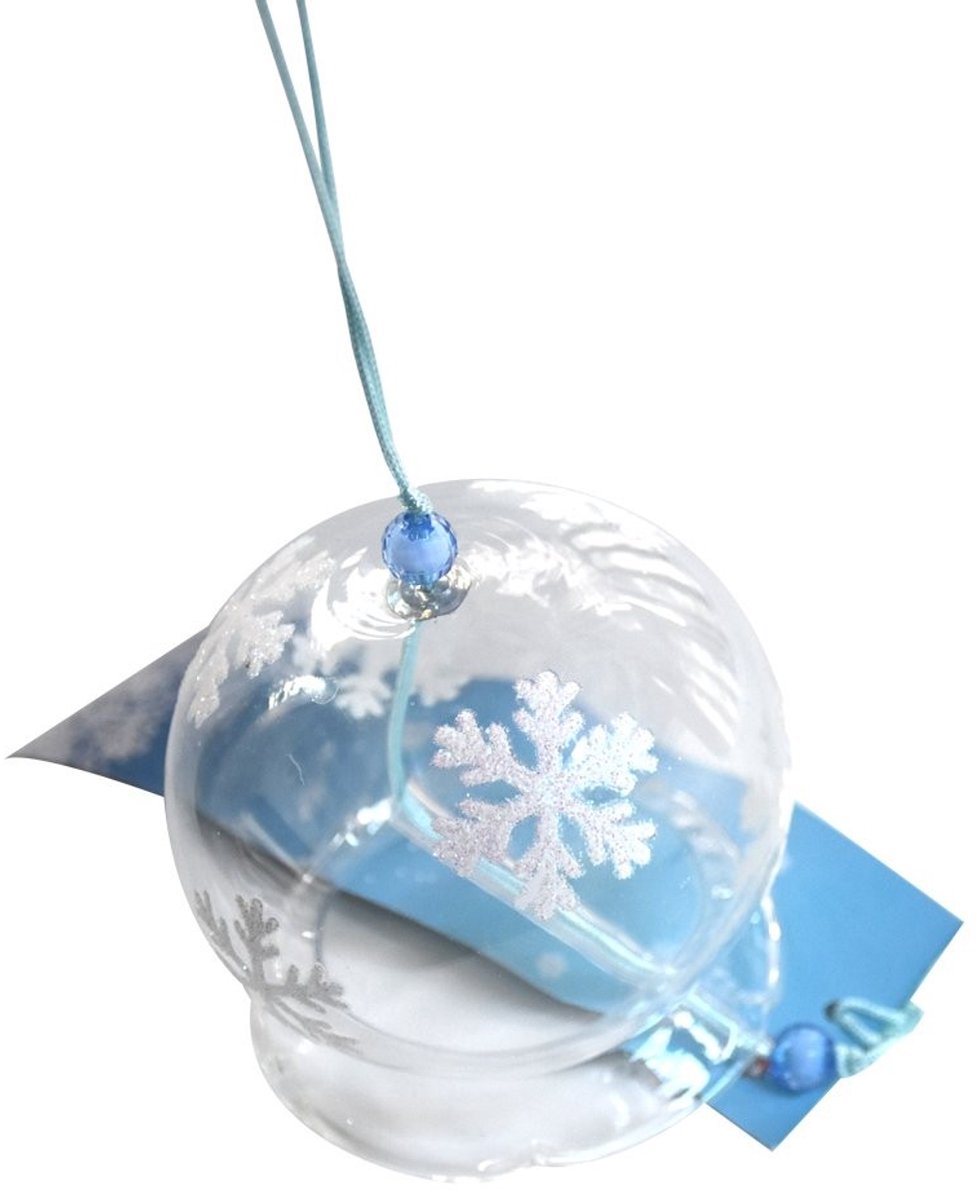 Glazen Windgong - Japans Design - Sneeuwvlok