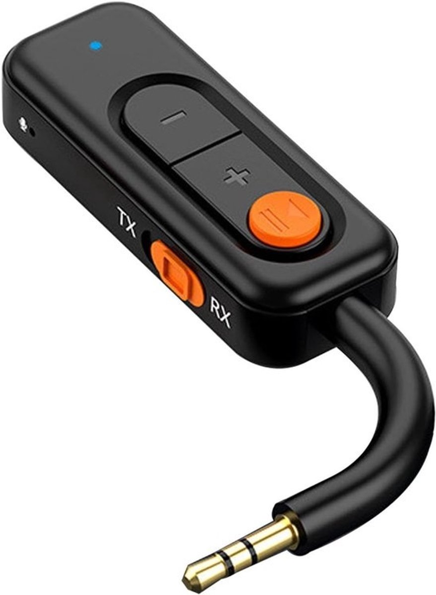 Draadloze Zender - Audio Adapter - Muziek Streamen - BT 5.4 Technologie - 10 Uur Speeltijd - Zwart