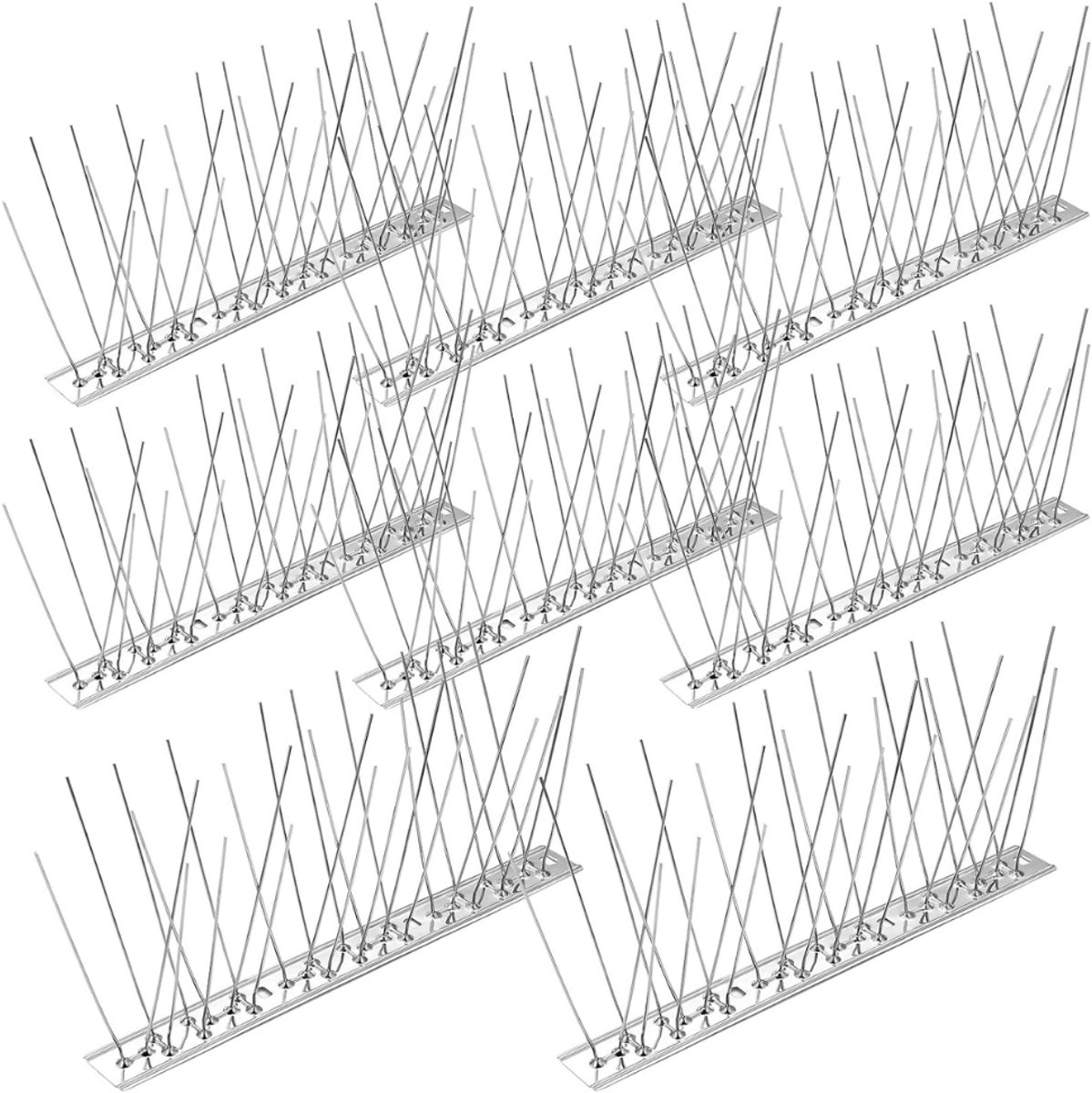 SP® Duiven Verjager - Duivenverjager - Duivenpinnen - Zilver - 25cm x 15cm x 3cm