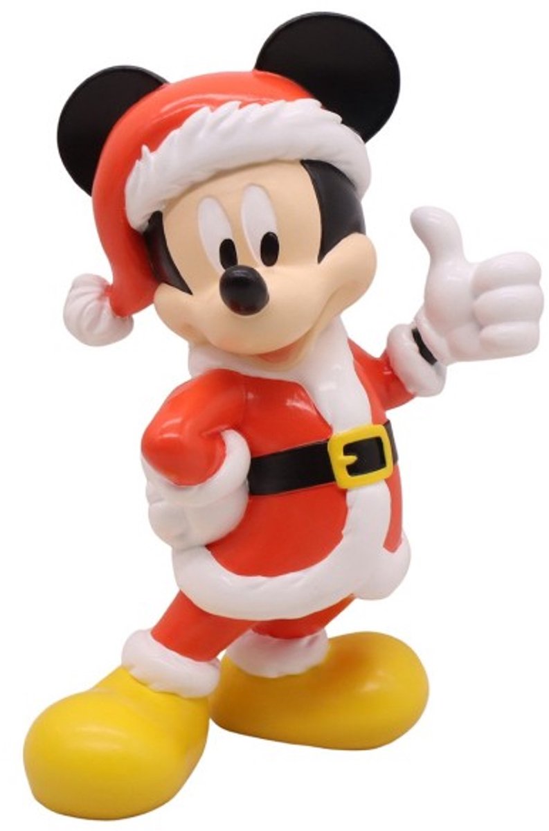 Disney Home 3D Statue - Mickey Mouse In Santa Suit