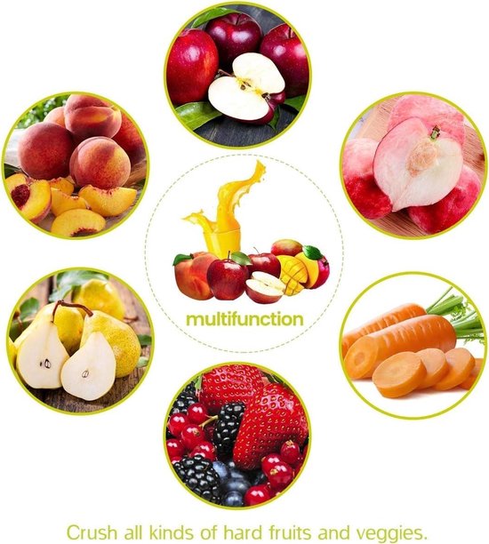 RVS Fruitpers en Maïsvermaler van 7L - Appel- en Druivenmolen met Handmatige Kurbel voor Wijnproductie en Fruitverwerking — afbeelding 3