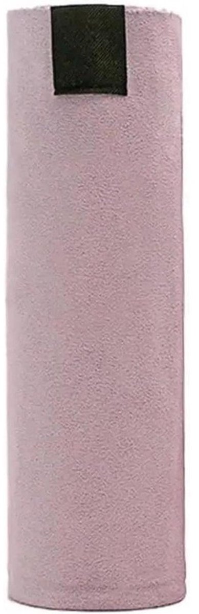 Yogahanddoek - Pilates handdoek - Fitness training - Antislip grip - Eén maat - Roze
