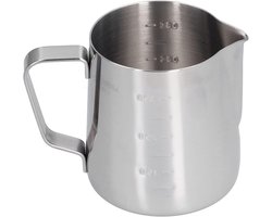 Stainless Steel Melkopschuimer 400ml - Perfect voor Koffie, Latte Art en Thuisgebruik