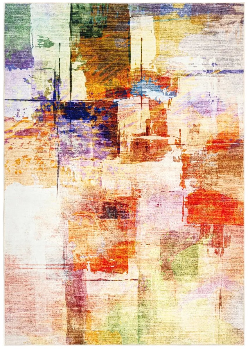 Dutch XXL Laagpolig Vloerkleed | Tapijt | Visionary | Abstract | Multikleur | 200x290 cm