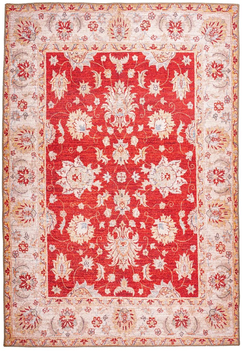 Dutch XXL Klassiek Vloerkleed | Tapijt | Faye | Ornamenteel | Rood | 190x290 cm
