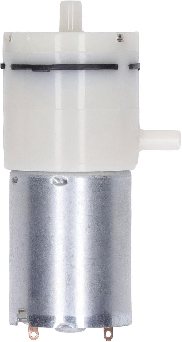 Elektrische Luchtpomp met DC Membrane Vacuum Technologie en 90 Graden Aansluiting, Stil en Efficiënt voor Micro Vacuümtoepassingen, 6/12/24V Compatibel