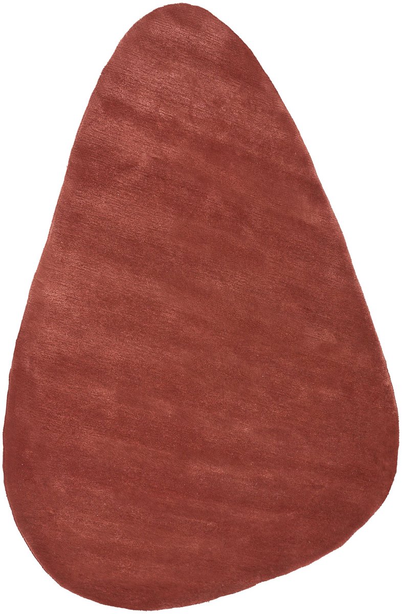 TANDO - Vloerkleed - Donkerrood - 160 x 230 cm - Viscose