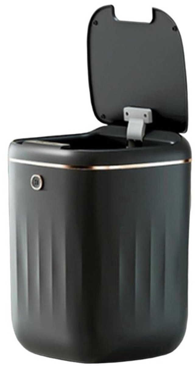 Elektrische Afvalbak - Automatische Prullenbak - Hygiënisch Afval - Contactloze Sensor - 20 Liter - Zwart