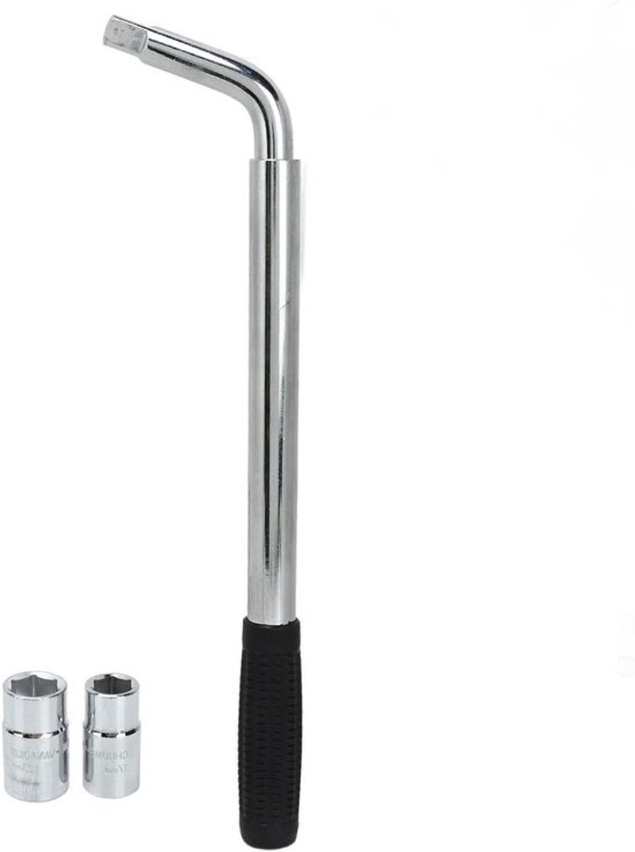 Telescopische Wielsleutel - Verstelbare Sleutel - Wielbouten Losmaken - Inclusief 4 Maten - 13 tot 19 Inch - Zilverkleurig