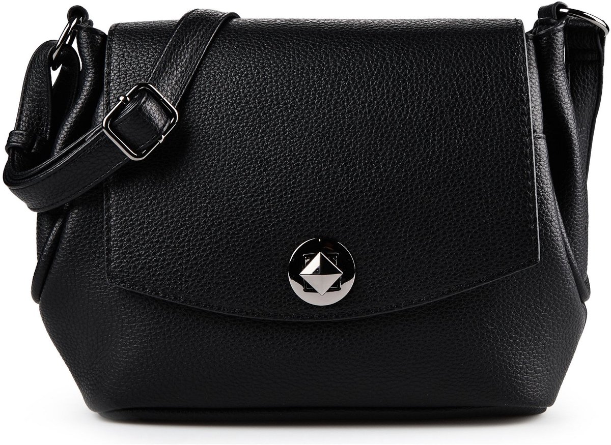 Gabor schoudertas Amal Flap Bag Top Zip Black zwart