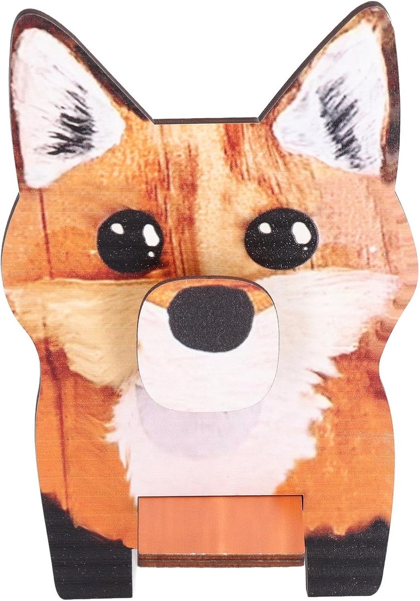 Schattige houten brilhouder in dierenvorm, ideaal voor het tonen van zonnebrillen en brillen, perfect voor op het nachtkastje en als decoratie voor brillenliefhebbers