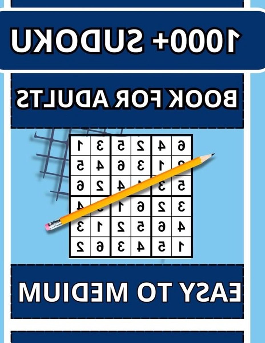 Sudoku Puzzelboek - Logica Spel - Hersenen Trainen - 1000+ Puzzels - 21.59 x 27.94 cm - Niet gespecificeerd