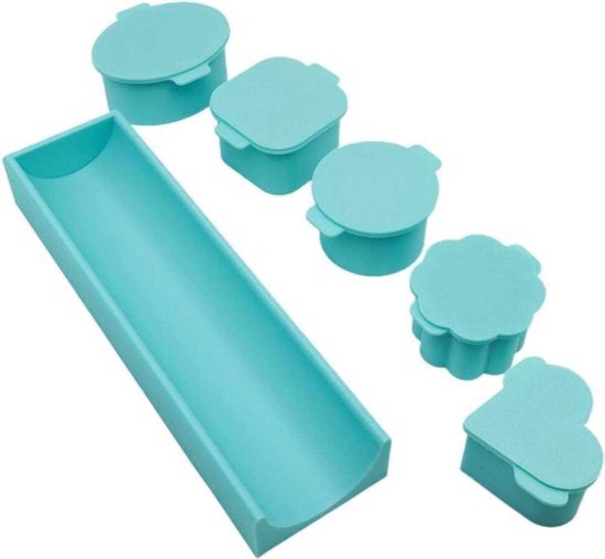 Cake Pop Mallen - Bakvorm Set - Thuis Bakken - Vijf Gevarieerde Vormen - 20 cm Bakplaat - Niet gespecificeerd