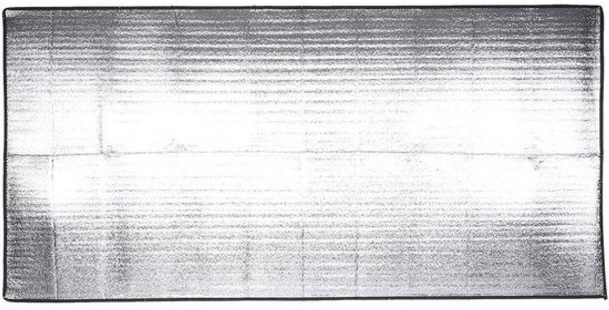 Kampeer Mat - Slaapmat Outdoor - Comfortabel Kamperen - Dubbelzijdig Vochtwerend - 200 x 200 cm - Zilver