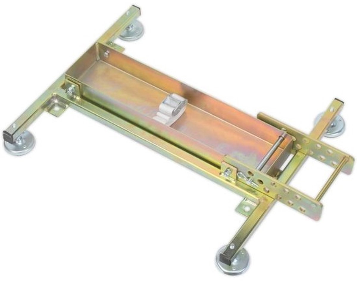 Ladderstabilisator - Ladderstabiliteit - Veilig Klussen - Vergroot Voetafdruk - 500 x 125 mm - Zilver