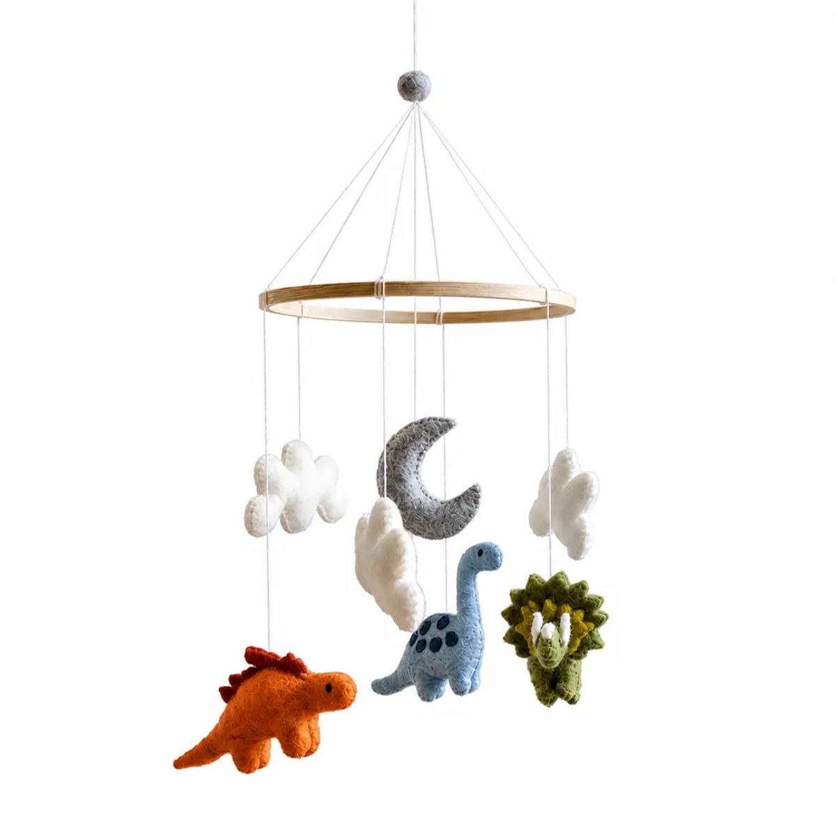 Gamcha babymobiel dinosaurus - grijs