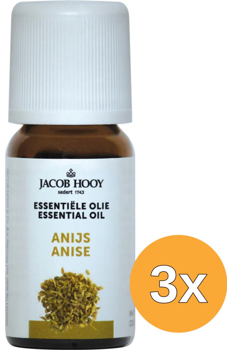 3x Jacob Hooy Anijs olie (10 ml)