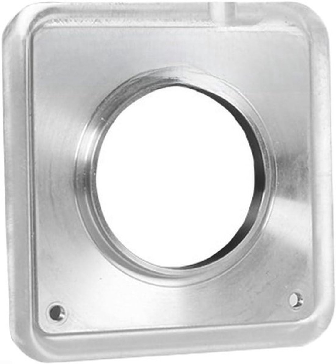 Afvalventiellichaam Flens - Afvoer Klep - Camper Afvoer - Metalen Constructie - 75 mm - Zwart
