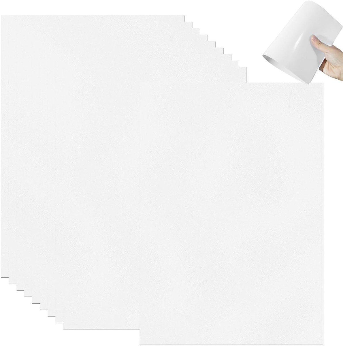 Set van 10 Witte Plastic Panelen 1 mm A4 Polystyreen Vellen voor Modelbouw, Decoratie en Ambachten (21 x 297 mm)