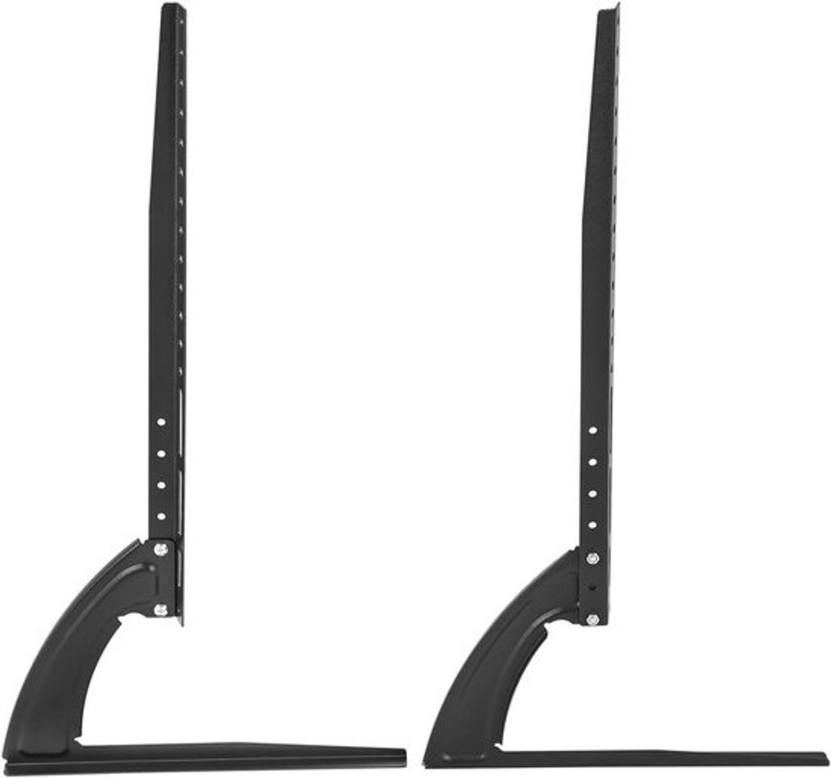 Tv-standaard - Tafelblad houder - Tv plaatsen - In hoogte verstelbaar - 32-70 inch - Zwart