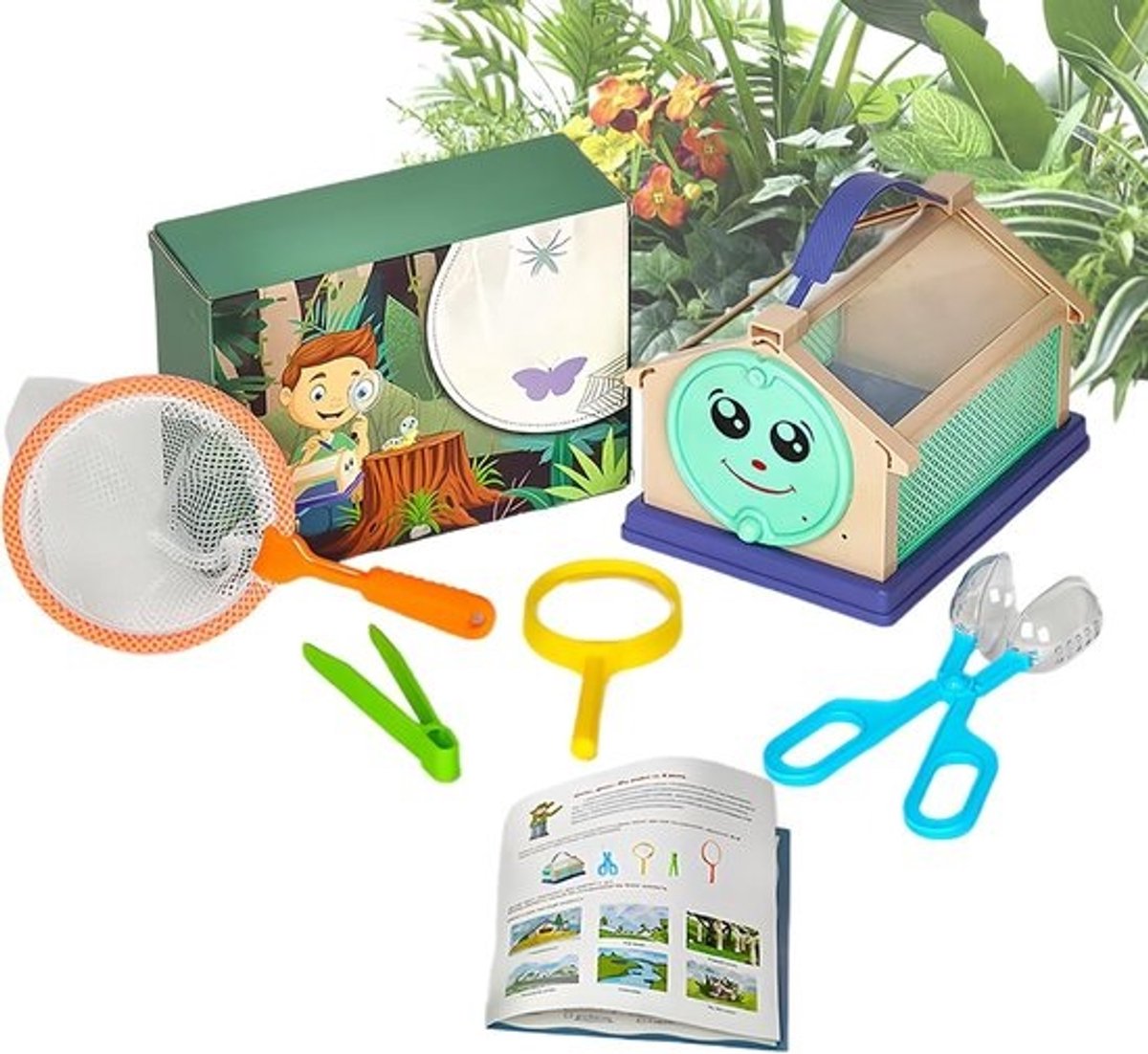 Verkenners Kit - Ontdekkingsreiziger Set Natuur - Natuur Ontdekken - Met Vergrootglas en Verzamelbak