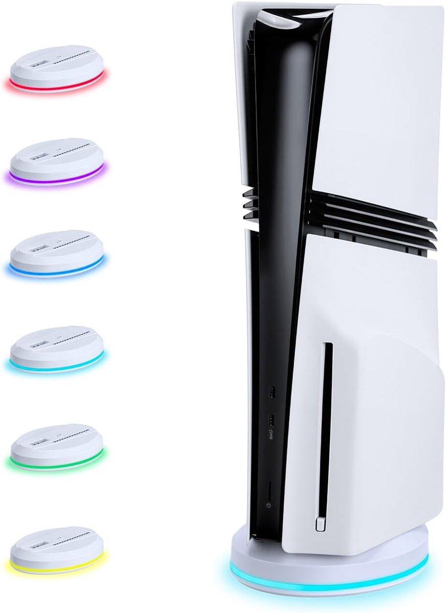 Verticale Standaard met Koelventilator - Geschikt voor PS5, Slim en Pro