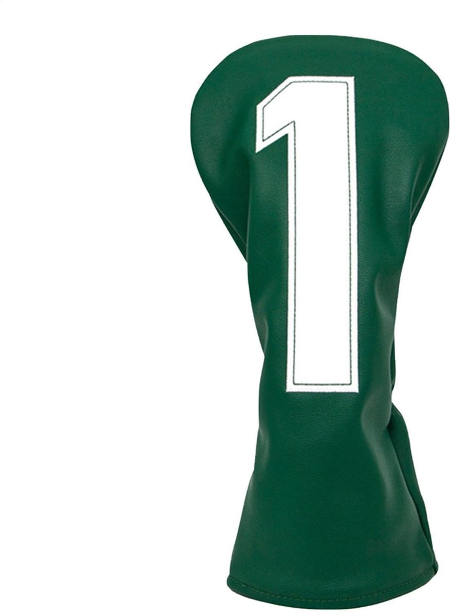Golf Driver Head Covers - Donkergroen PU-leer