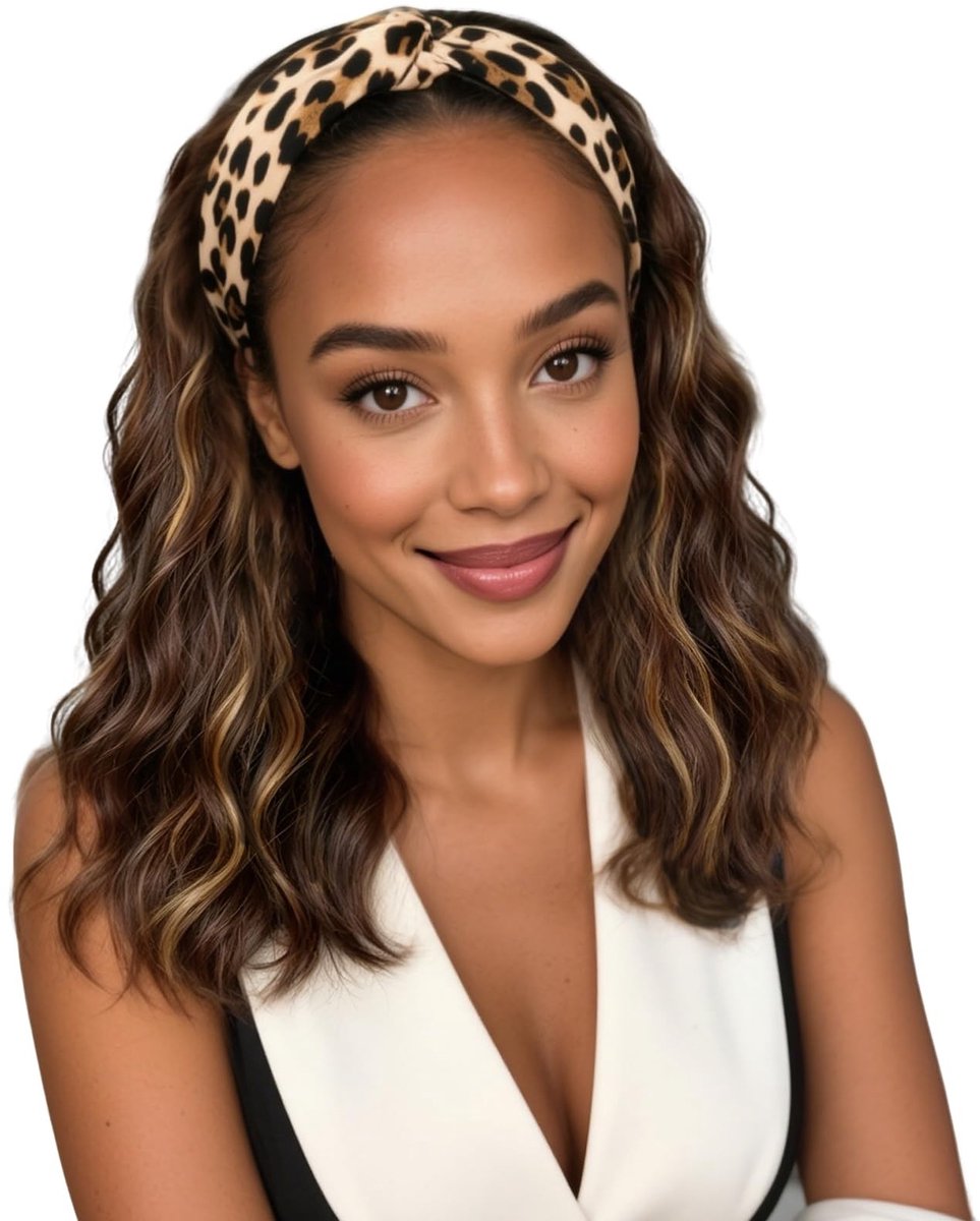 14 Inch Haarstuk met Body Wave - Bruin Blond