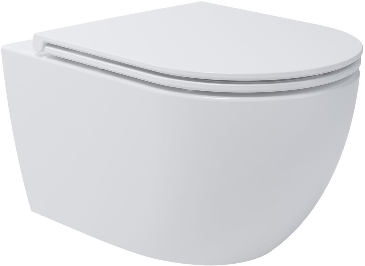 Hangtoilet Soho 3.0 - Wit Glanzend zonder spoelrand