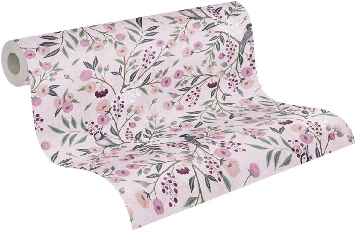 Non-Woven Behang - Lilly & Luis - 10.05 m x 0.53 m - Multicolor