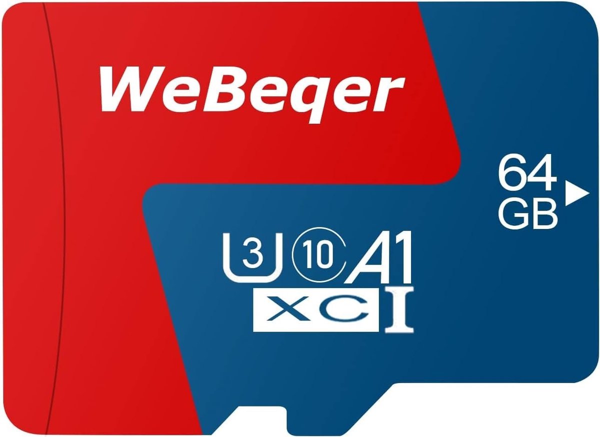 MicroSD Geheugenkaart 64GB U3 A1 Class 10