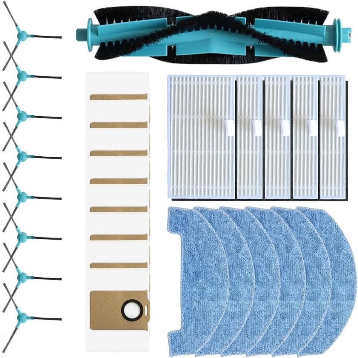 Hoofdborstel en Accessoires Kit voor Ultenic T20 Pro/T10 Lite - 28 Stuks