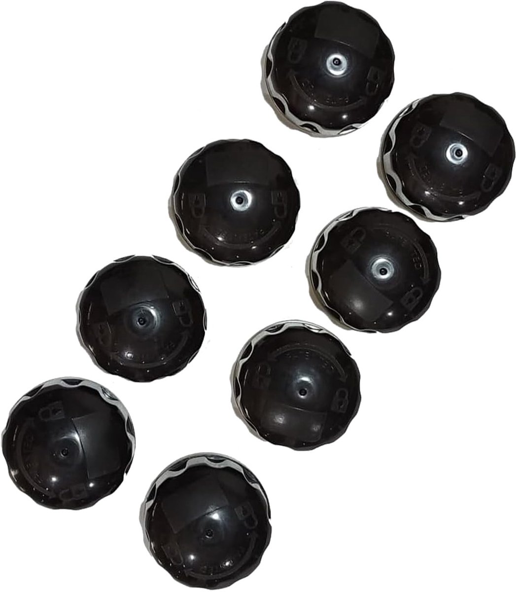 Canopy Limpet Suction System Fix Kit - 8 Stuks Zwart