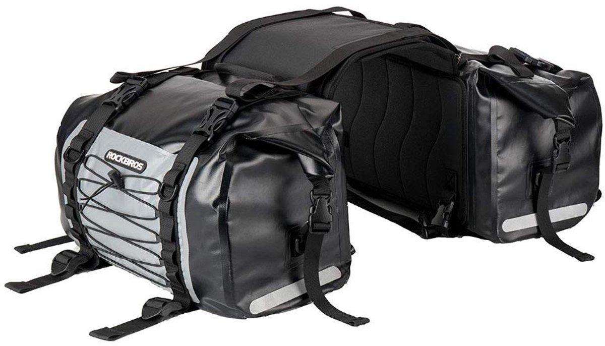 Dubbele Motorfiets Zachtassen - 100% Waterdicht - 62L