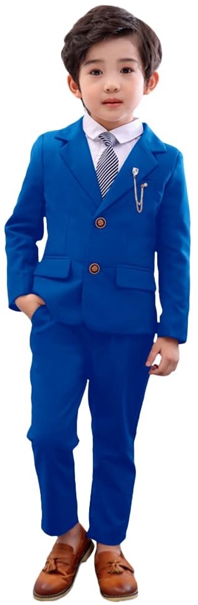 2-delige Jongens School- en Bruidsoutfit - Blazer en Broek - Zwart