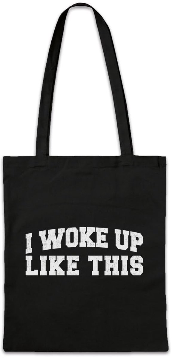 Hipster Bag - Fotorealistische Print - Zwart - M
