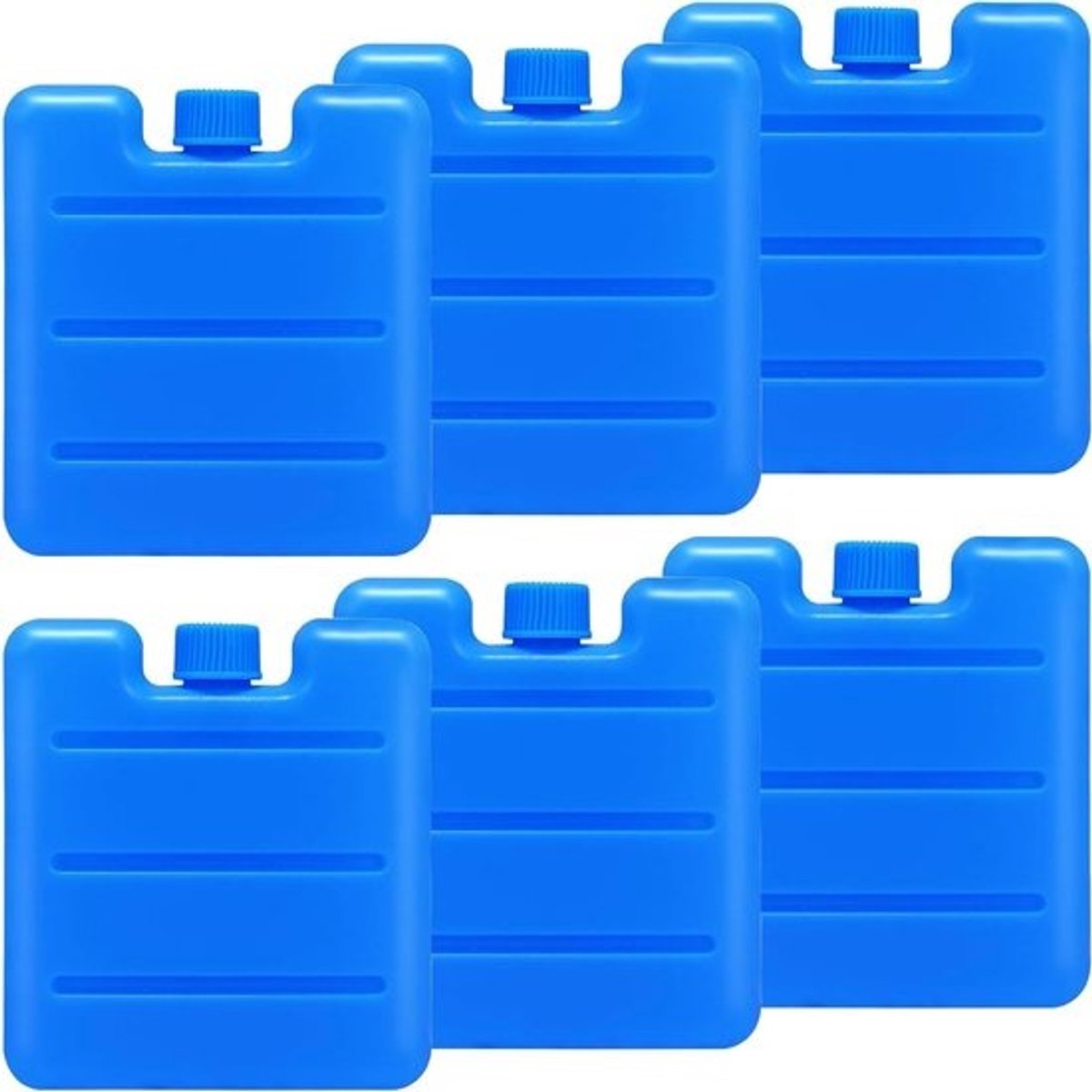 Koelaccu Set - Koelpads IJselementen - Voedsel Koel Houden - Herbruikbaar BPA-vrij - 6 Stuks 70ml - Blauw