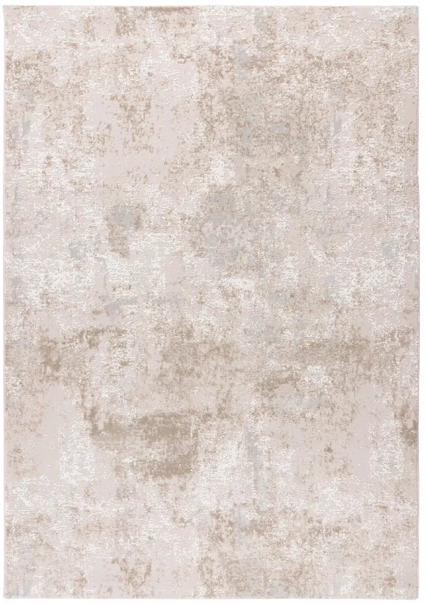 Dutch XXL Laagpolig Vloerkleed | Tapijt | Elif | Verweerd | Beige | 80x150 cm