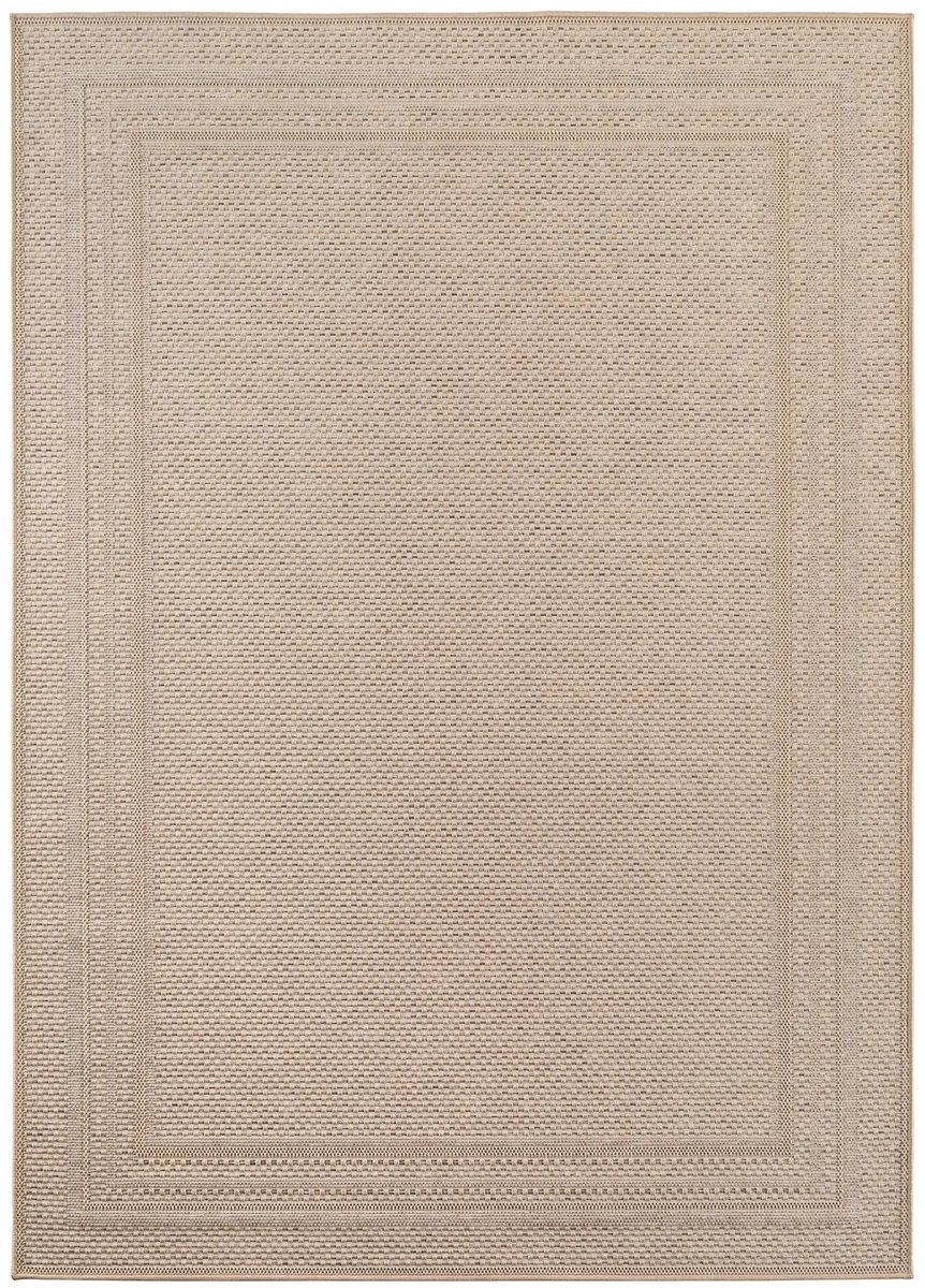 Dutch XXL Buitenkleed | Desert | Kader | Beige | 240x340 cm | Buitentapijt | Tuintapijt