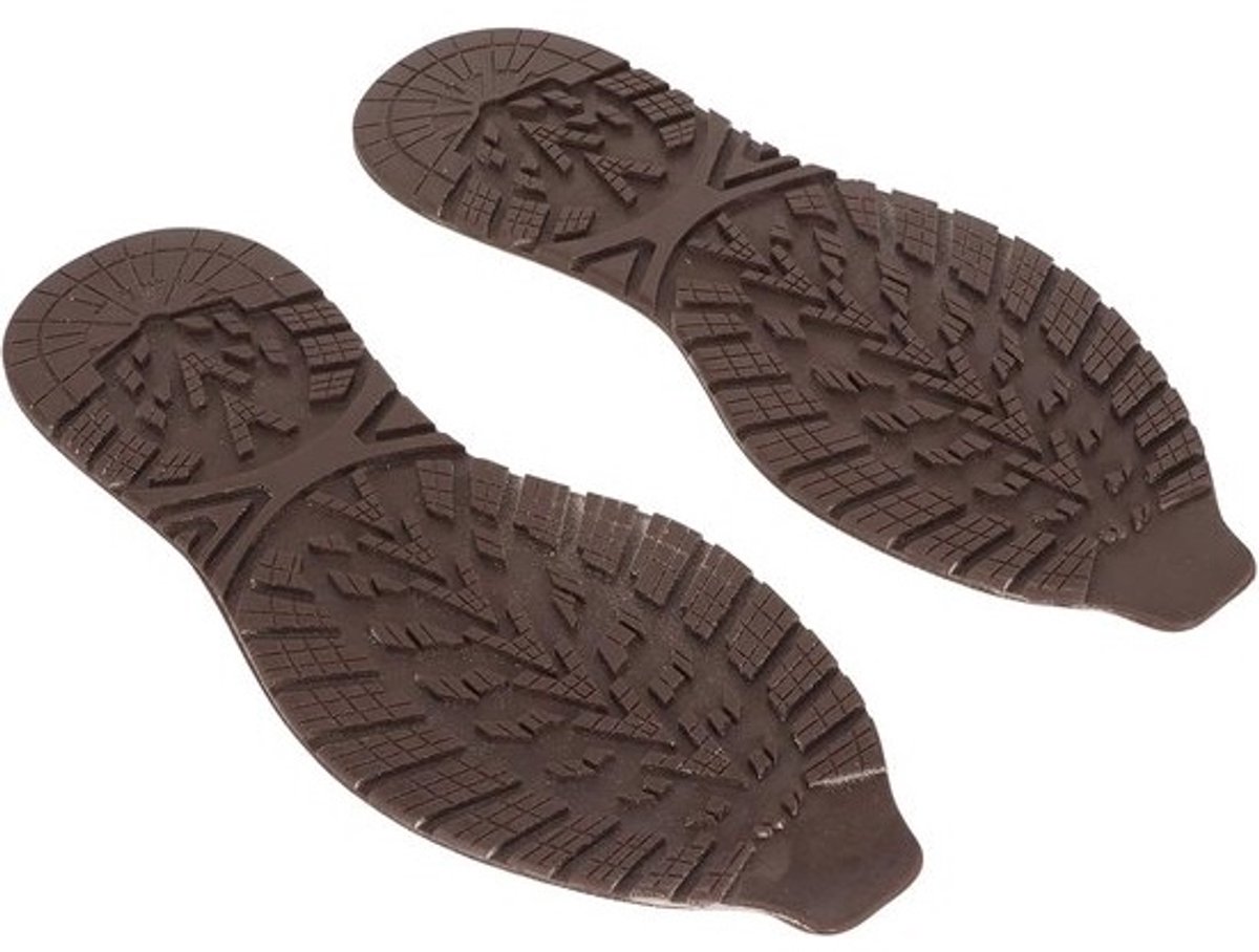Reparatiezolen voor Schoenen - Zolen Reparatie Rubber - Schoenen Repareren - Verbeterde Antislip Textuur - 32.2 x 11.5 cm - Zwart