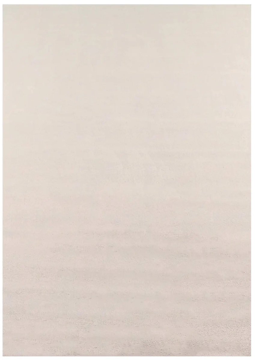 Dutch XXL Wasbaar Vloerkleed | Tapijt | Sky | Uni | Crème | 140x200 cm