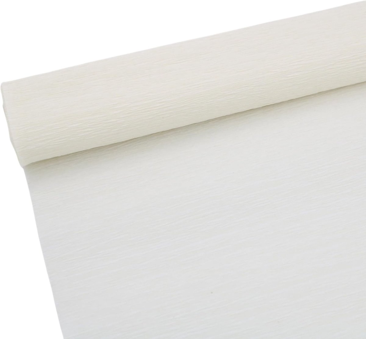 Premium Crepe Paper Rol van 70g voor Bloemcreatie en Handwerk, Wit, Groen en Roze, 10" Breed, 2.4m Lang, Ideaal voor Versieringen en DIY-projecten