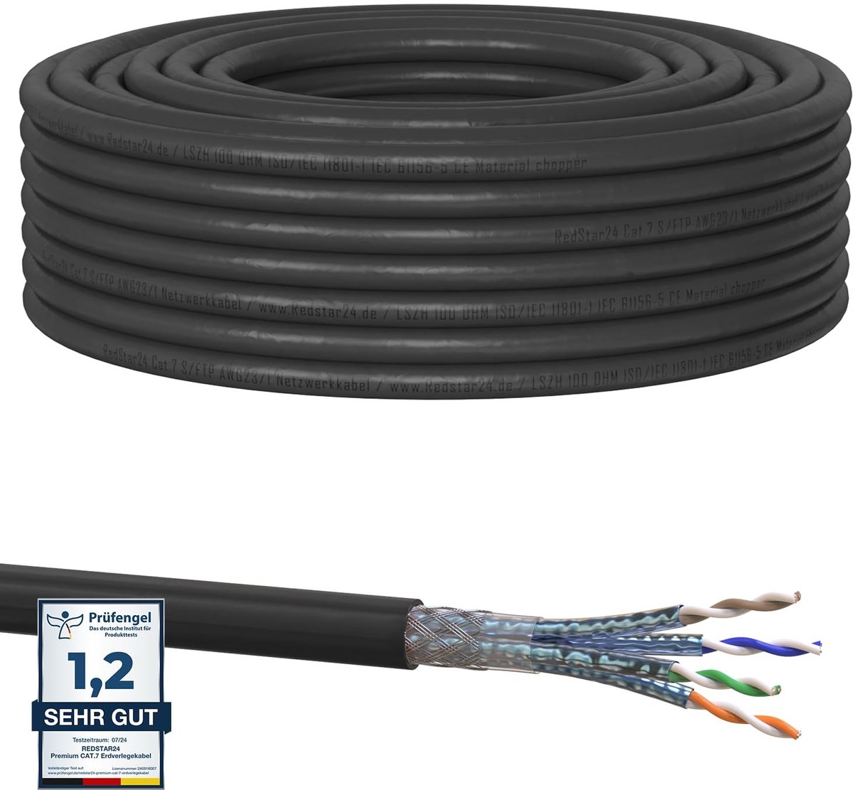 7 Ethernet Kabel - 30m - UV Bestendig en Vochtbestendig
