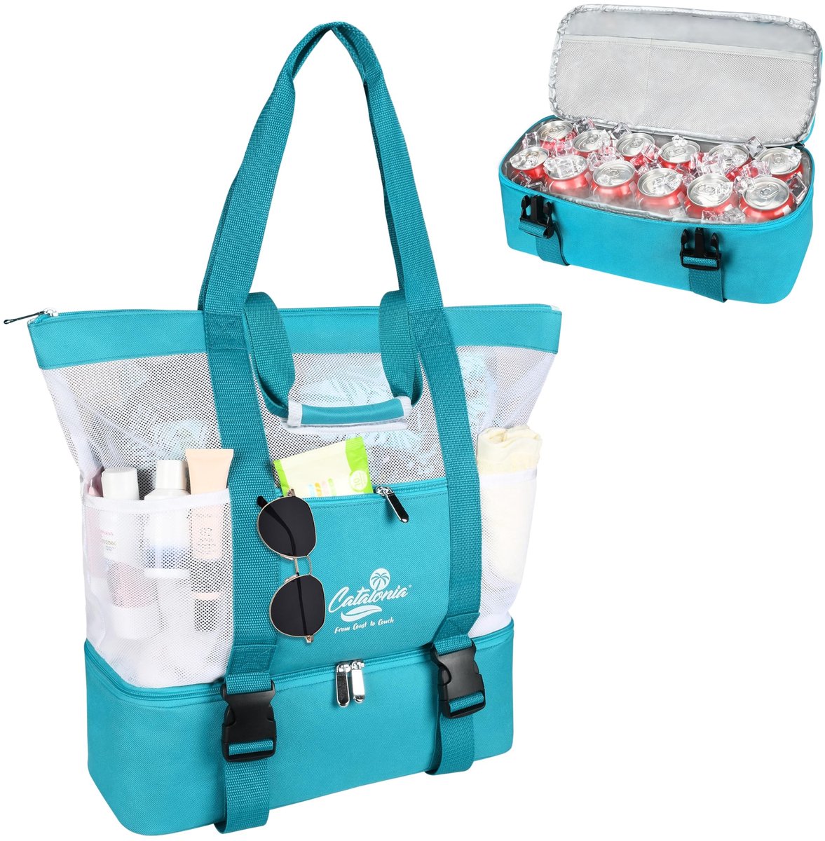 Koeltas 20L - Isolerende Picknickmand met Flessencompartiment