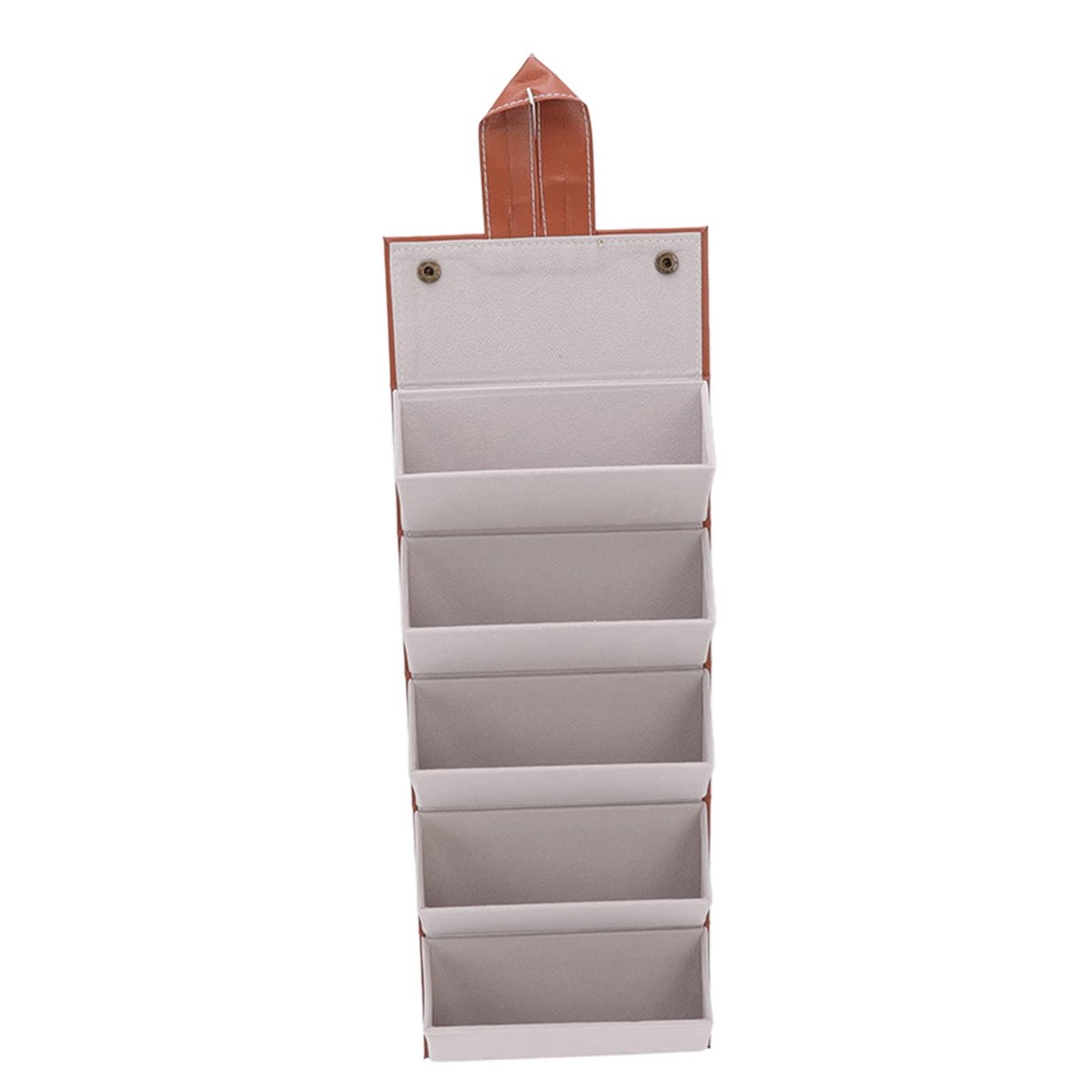 Zonnebril Organizer Koffer - PU Leer met 5 Slots - Bruin