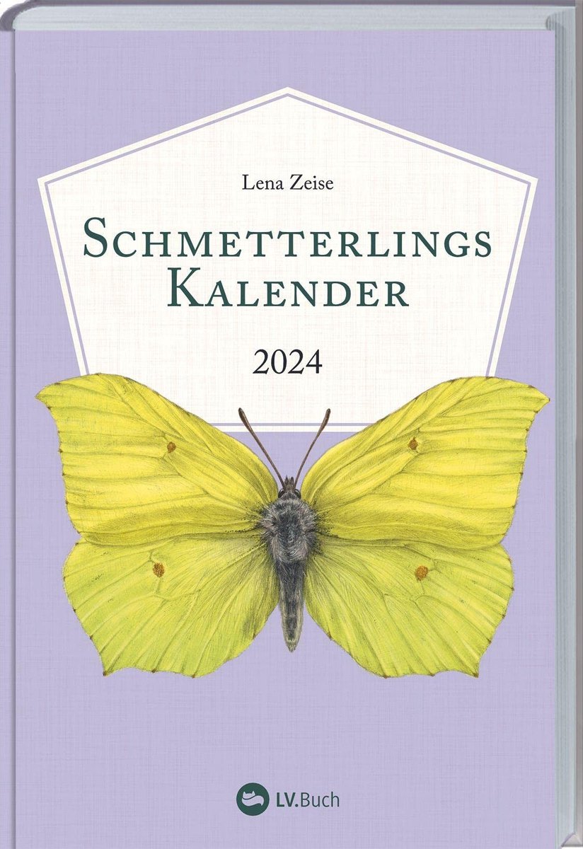 Schmetterlingskalender 2024 - Praktische wekenoverzicht en illustraties