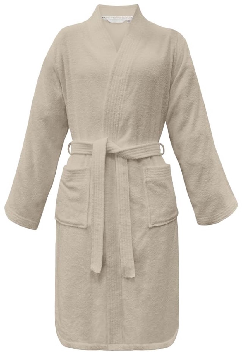 Kimono Badjas - 100% Katoen - Maat S - Beige