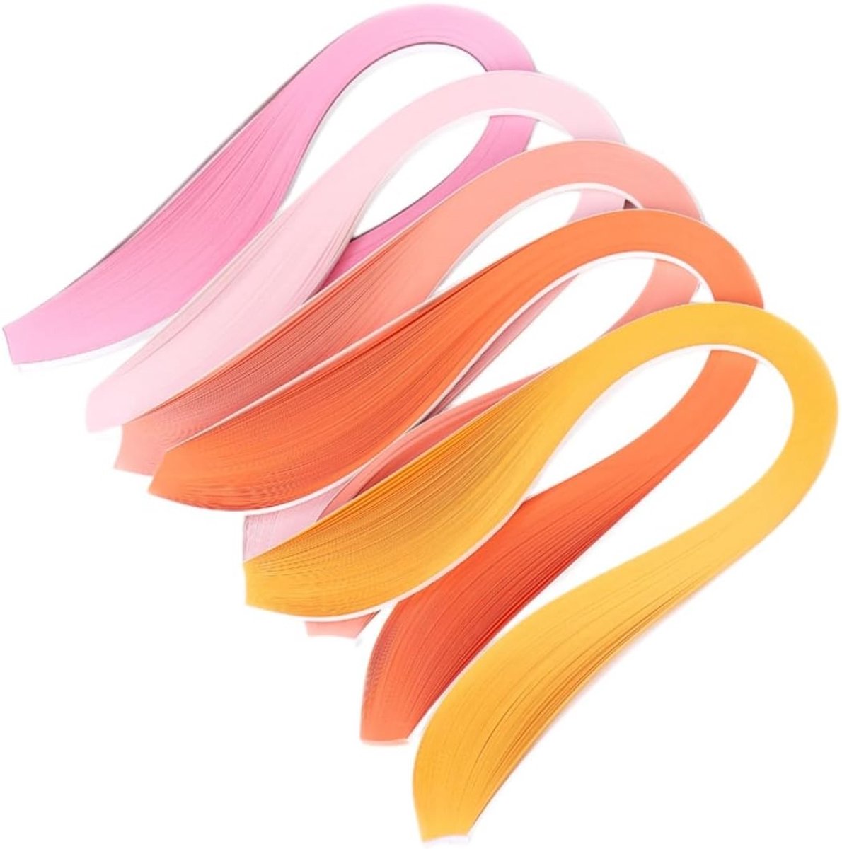120 Stuks Papieren Quilling Strips 10mm - Creatieve Knutselmaterialen voor Quilling in Roze, Perfect voor Hobbyprojecten en Kaarten maken